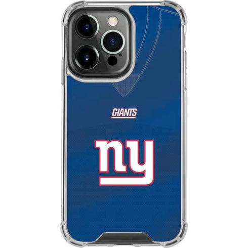 NFL New York Giants Team Jersey iPhone 16 Pro Clear Case
